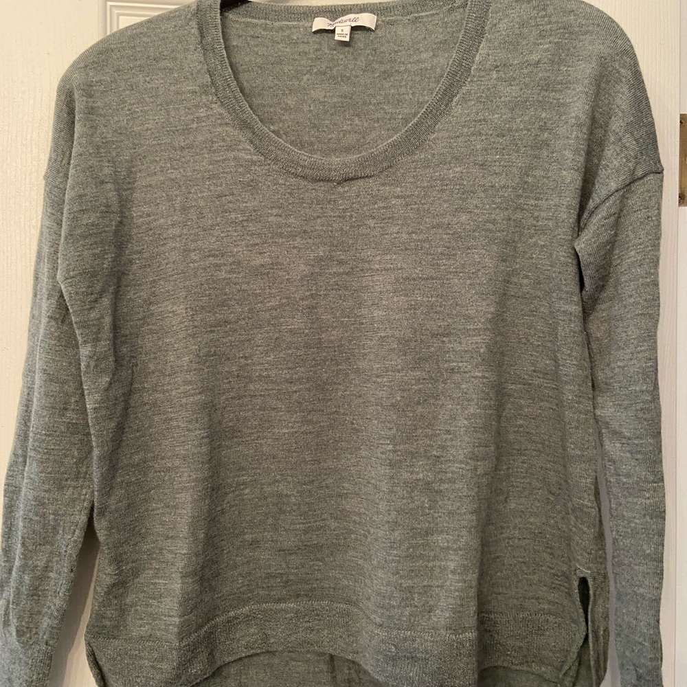 Madewell merino wool cropped sweater size small